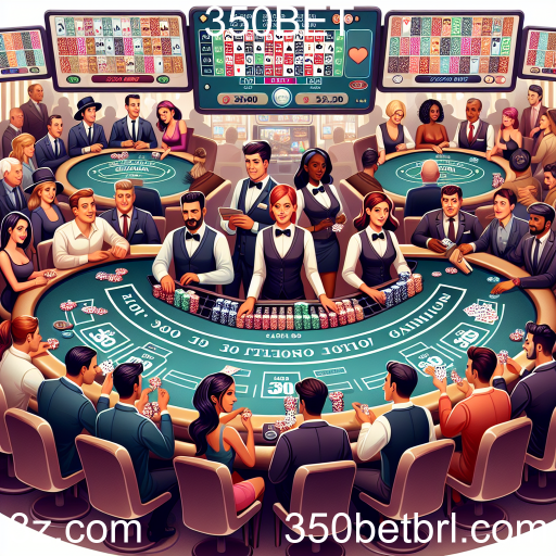 Experiência Imersiva na Categoria 'Ao Vivo' do 350BET